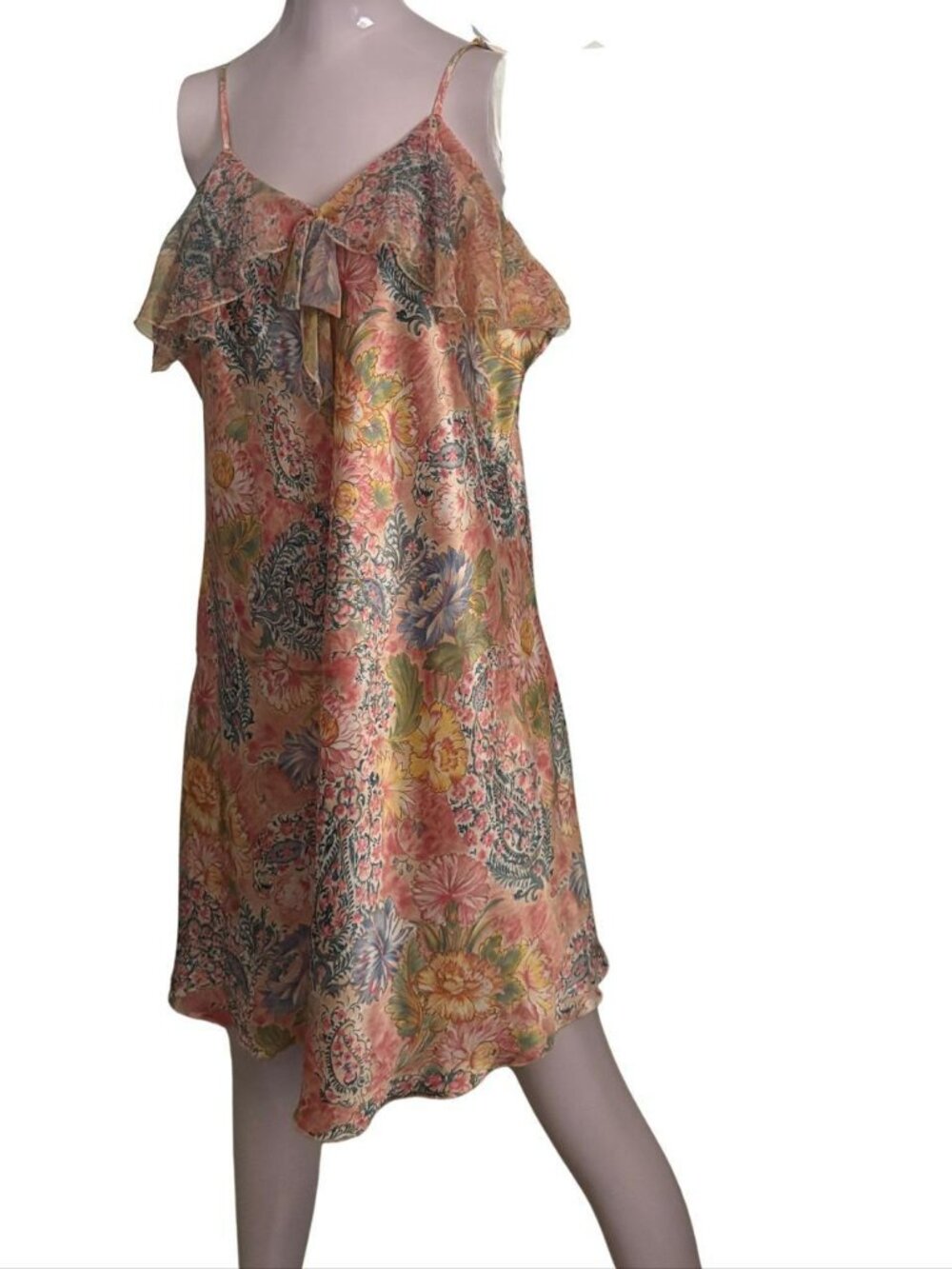 Fairy floral patterned slip dress by Solange